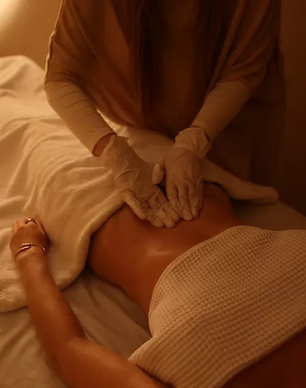 Lymphatic drainage massage at LIMFAERA